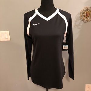 NWT Nike Black & White  Dry Fit Top Size Med.